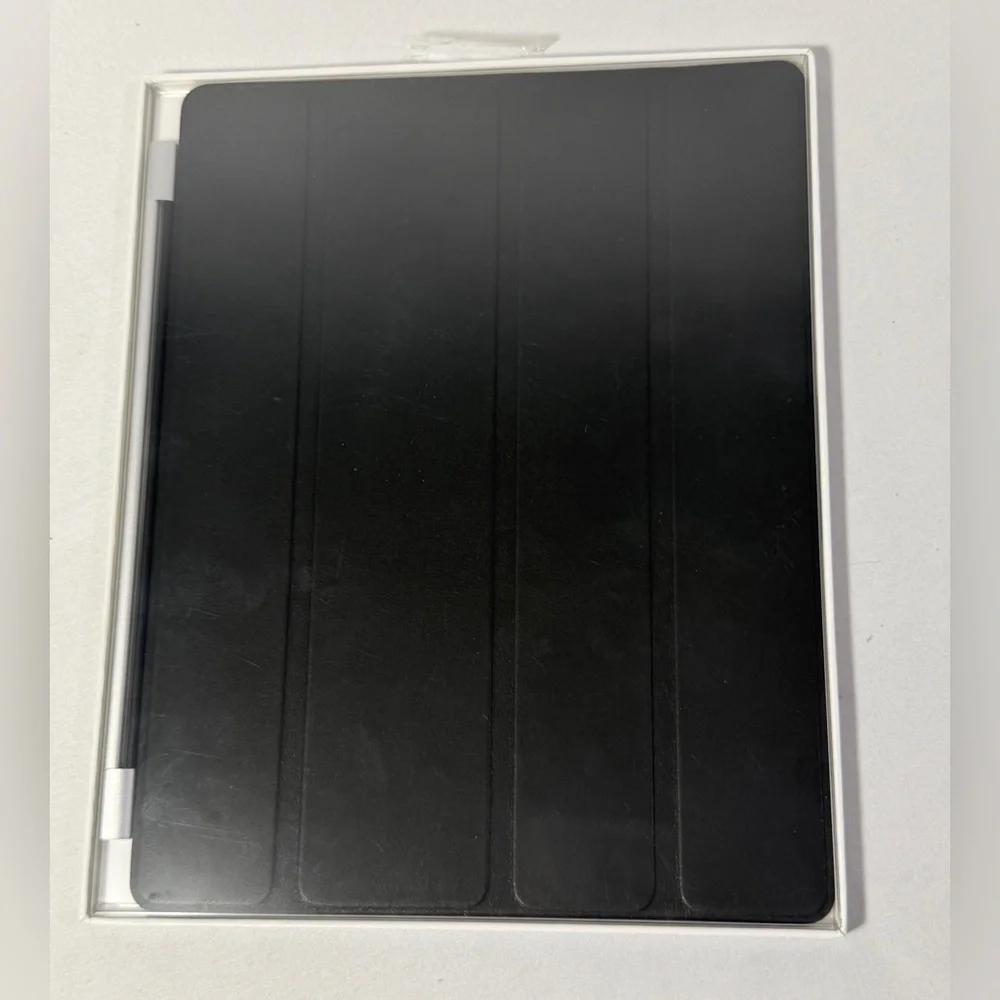 Apple iPad Smart Cover Leather Black 9.7” iPad 2 3 4 MD301LL/A OEM New in Box